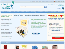 Tablet Screenshot of charityboxfactory.com